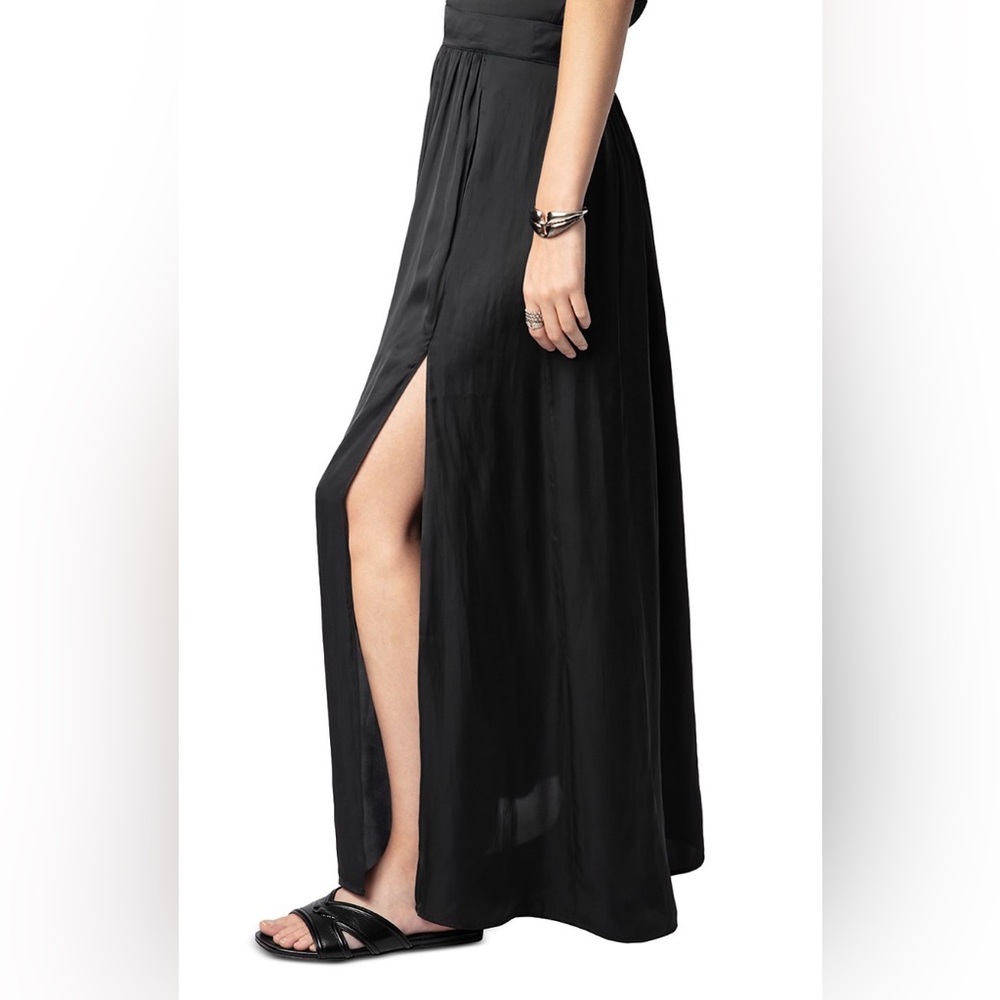 NWT Black Zadig + Voltaire 100% Skirt, Sz 34